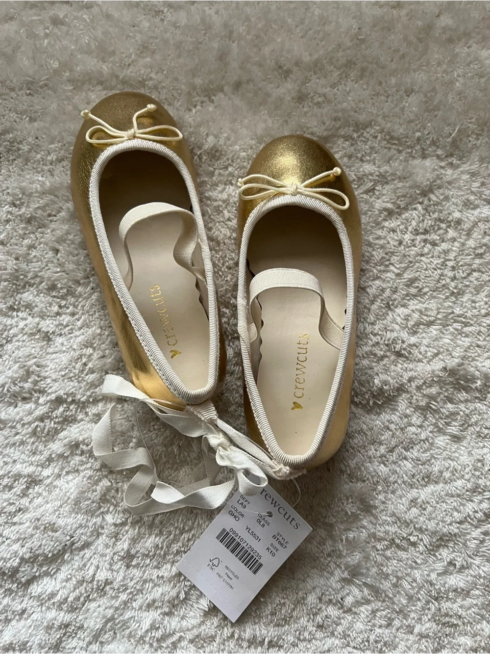 Crewcuts shiny metallic